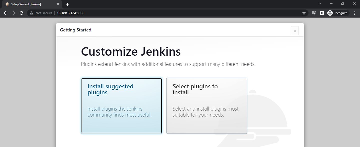 Jenkins plugin installation