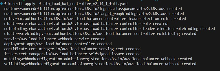 Apply Load Balancer Controller